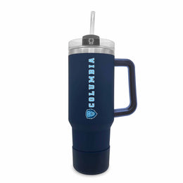 Columbia Lions College & University 40 oz Travel Tumbler With Handle - Navy