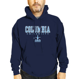 Columbia Lions Campus Colors Adult Arch & Logo Soft Style Gameday Hooded Sweatshirt  - Navy