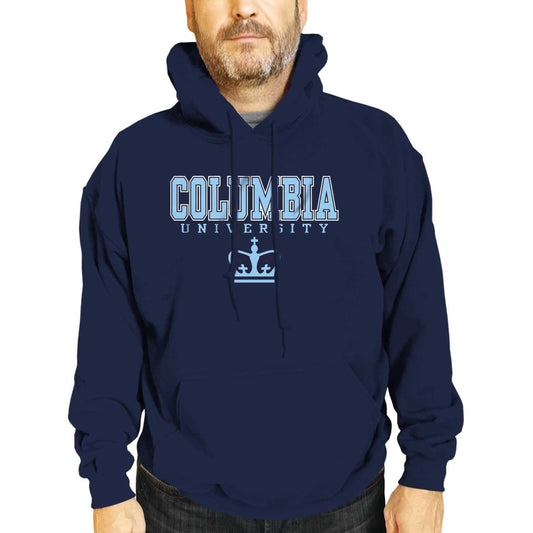 Columbia Lions Campus Colors Adult Arch & Logo Soft Style Gameday Hooded Sweatshirt  - Navy
