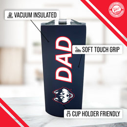UCONN Huskies NCAA Stainless Steel Travel Tumbler for Dad - Navy