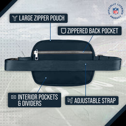Dallas Cowboys NFL Gameday On The Move Crossbody Belt Bag - Navy