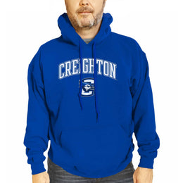Creighton Bluejays Adult Arch & Logo Soft Style Gameday Hooded Sweatshirt - Royal