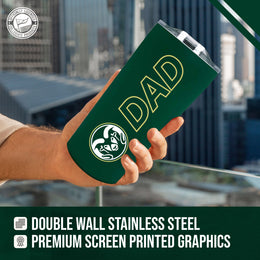 Colorado State Rams NCAA Stainless Steel Travel Tumbler for Dad - Green