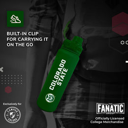 Colorado State Rams NCAA Stainless Steel Water Bottle - Green