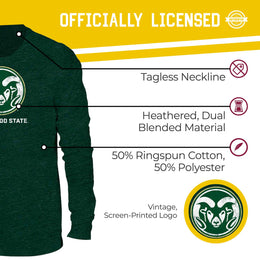 Colorado State Rams NCAA MVP Adult Long-Sleeve Shirt - Green