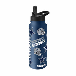Dallas Cowboys NFL 34Oz Native Quencher Water Bottle - Navy