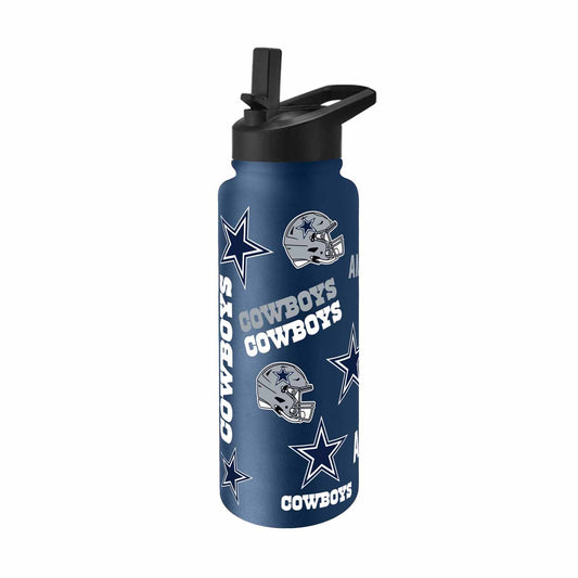 Dallas Cowboys NFL 34Oz Native Quencher Water Bottle - Navy