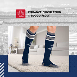 Dallas Cowboys NFL Adult Knee High-Performance Socks - Navy