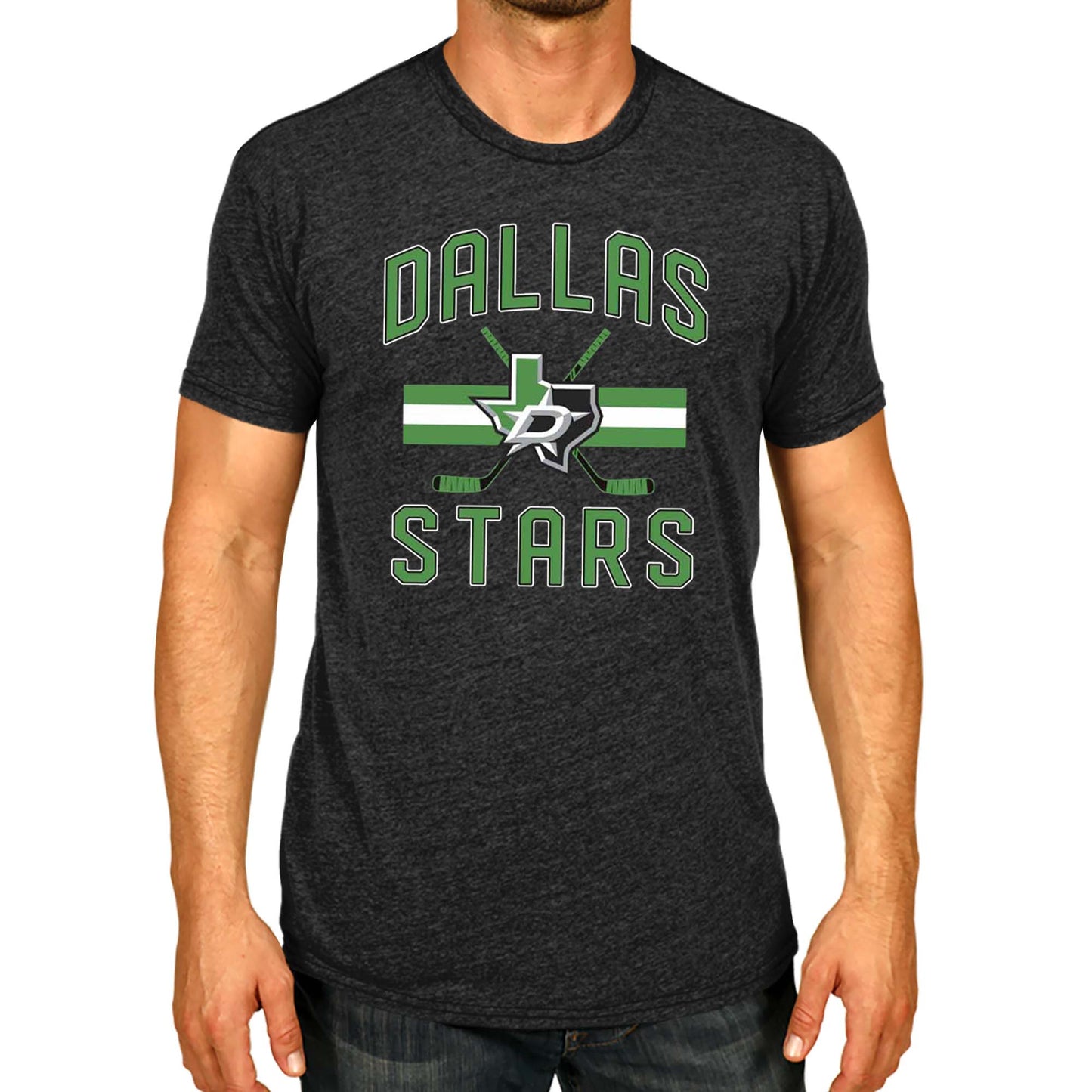 Dallas Stars NHL Adult Faceoff Tag-Less T-Shirt - Black