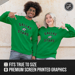 Dallas Stars Adult NHL Gameday Crewneck Sweatshirt - Kelly Green