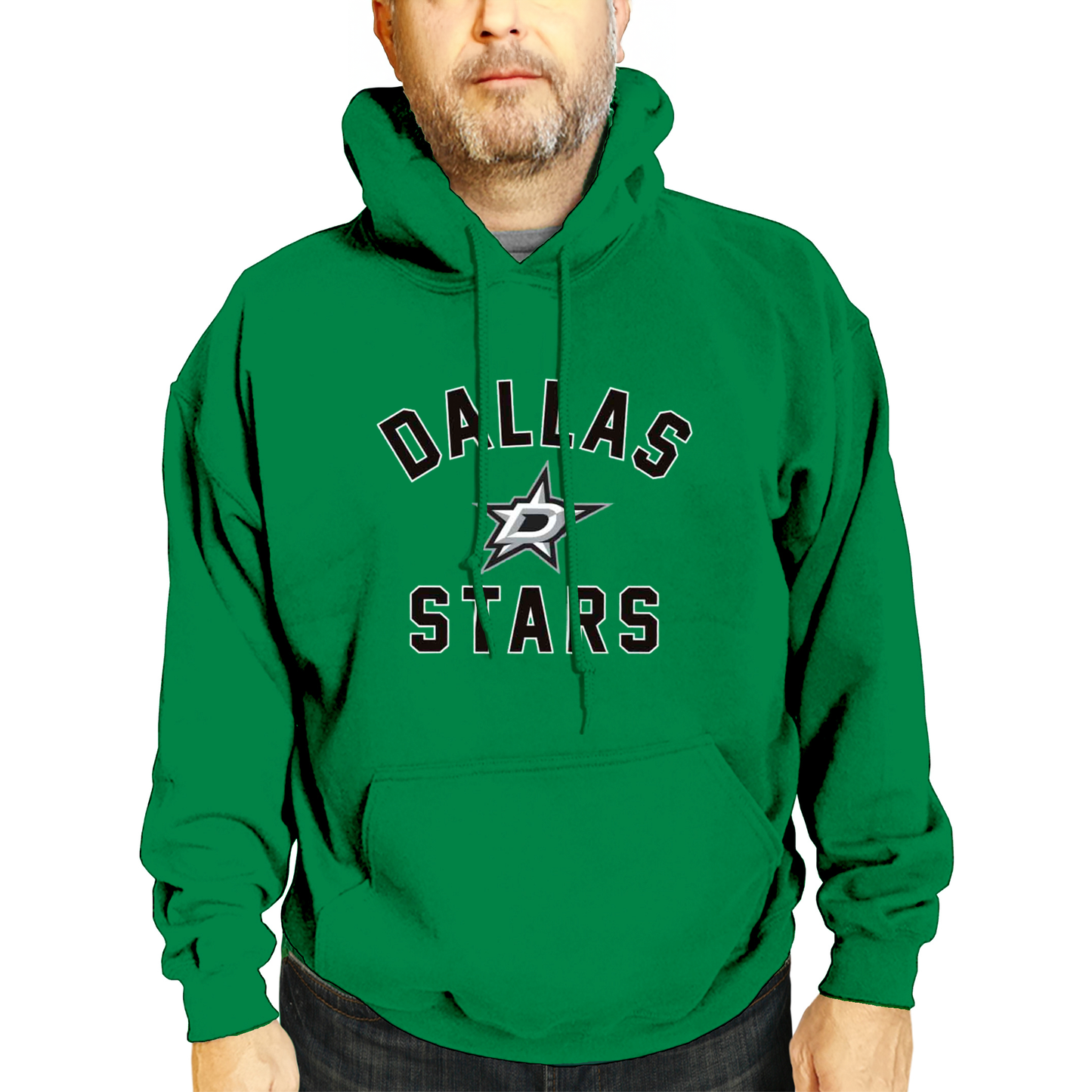 Dallas Stars Adult NHL Gameday Hooded Sweatshirt - Kelly Green