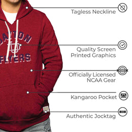 Dayton Flyers Adult University Hoodie - Red