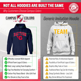 Dayton Flyers Adult Arch & Logo Soft Style Gameday Hooded Sweatshirt - Navy
