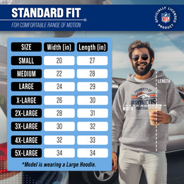 Denver Broncos NFL Adult Property Of Hooded Sweatshirt - Sport Gray