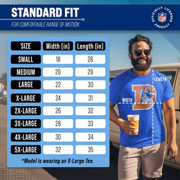 Denver Broncos NFL Modern Throwback T-shirt - Royal