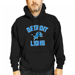 Detroit Lions NFL Gameday Adult Hooded Sweatshirt - Black
