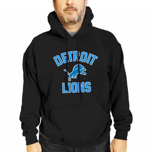 Detroit Lions NFL Gameday Adult Hooded Sweatshirt - Black