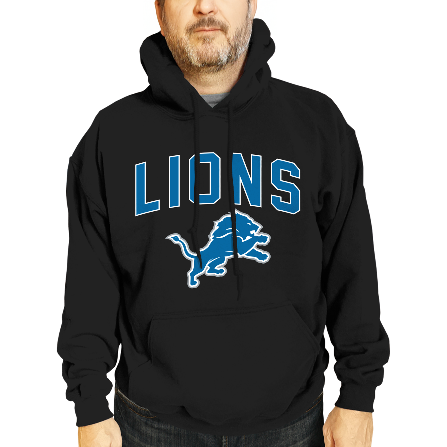 Detroit Lions NFL Home Team Hoodie - Black