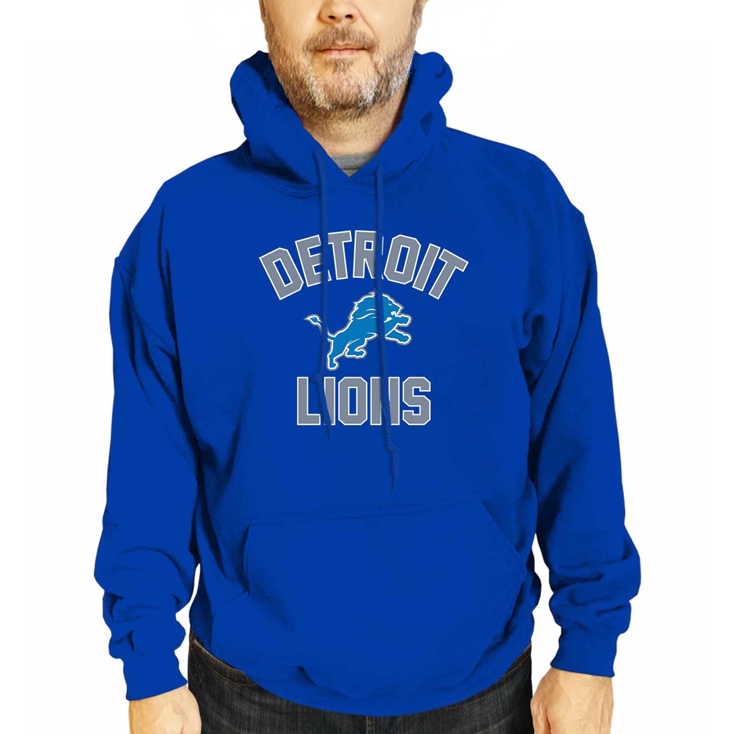 Detroit Lions NFL Gameday Adult Hooded Sweatshirt - Royal
