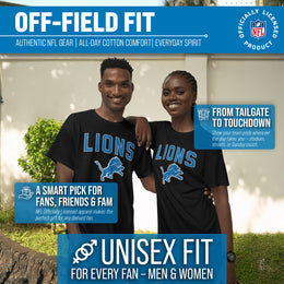 Detroit Lions NFL Home Team Tee - Black