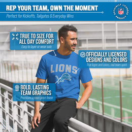 Detroit Lions NFL Home Team Tee - Royal