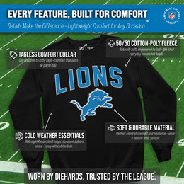 Detroit Lions NFL Home Team Crew - Black