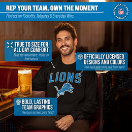Detroit Lions NFL Home Team Crew - Black