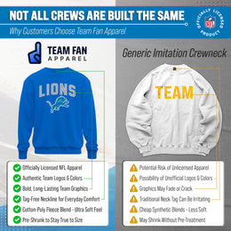 Detroit Lions NFL Home Team Crew - Royal
