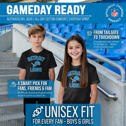 Detroit Lions NFL Youth Gameday Football T-Shirt - Black