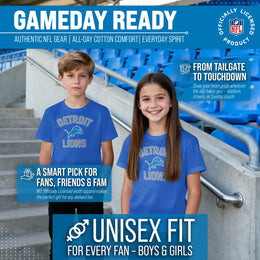 Detroit Lions NFL Youth Gameday Football T-Shirt - Royal