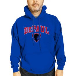 DePaul Blue Demons Adult Arch & Logo Soft Style Gameday Hooded Sweatshirt - Royal
