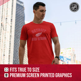 Detroit Red Wings NHL Adult Game Day Unisex T-Shirt - Red