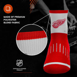 Detroit Red Wings NHL Youth Surge Socks - Red