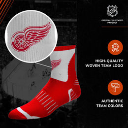 Detroit Red Wings NHL Youth Surge Socks - Red