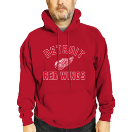 Detroit Red Wings Adult NHL Gameday Hooded Sweatshirt - Red