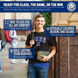 Duke Blue Devils NCAA Adult Gameday Cotton T-Shirt - Black