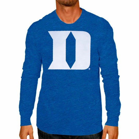 Duke Blue Devils NCAA MVP Adult Long-Sleeve Shirt - Royal Heather
