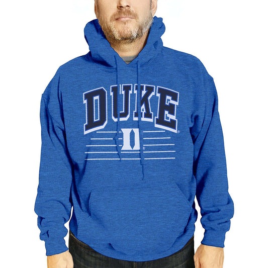 Duke Blue Devils NCAA Adult Unisex Overtime Classics Hooded Fleece Sweatshirt - Royal Heather