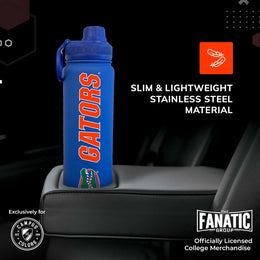 Florida Gators NCAA Stainless Steel Water Bottle - Royal