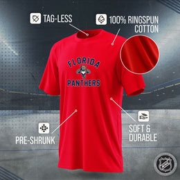 Florida Panthers NHL Adult Game Day Unisex T-Shirt - Red