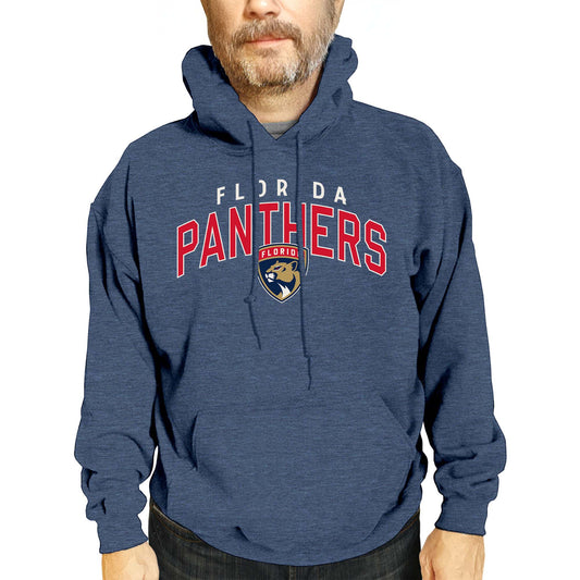 Florida Panthers NHL Adult Unisex Powerplay Hooded Sweatshirt - Navy