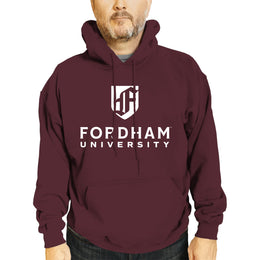 Fordham Rams Adult Arch & Logo Soft Style Gameday Hooded Sweatshirt - Maroon
