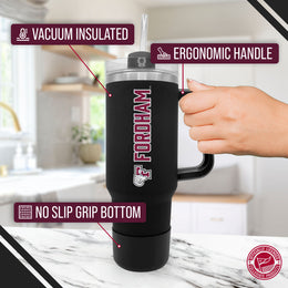 Fordham Rams College & University 40 oz Travel Tumbler With Handle - Black