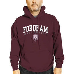 Fordham Rams Adult Arch & Logo Soft Style Gameday Hooded Sweatshirt - Maroon