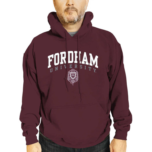 Fordham Rams Adult Arch & Logo Soft Style Gameday Hooded Sweatshirt - Maroon