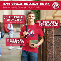 Fresno State Bulldogs NCAA Adult Gameday Cotton T-Shirt - Red