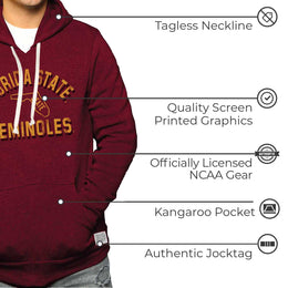 Florida State Seminoles Adult University Hoodie - Crimson
