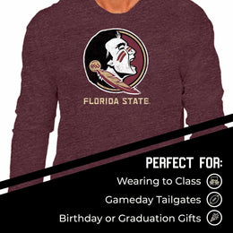 Florida State Seminoles NCAA MVP Adult Long-Sleeve Shirt - Maroon