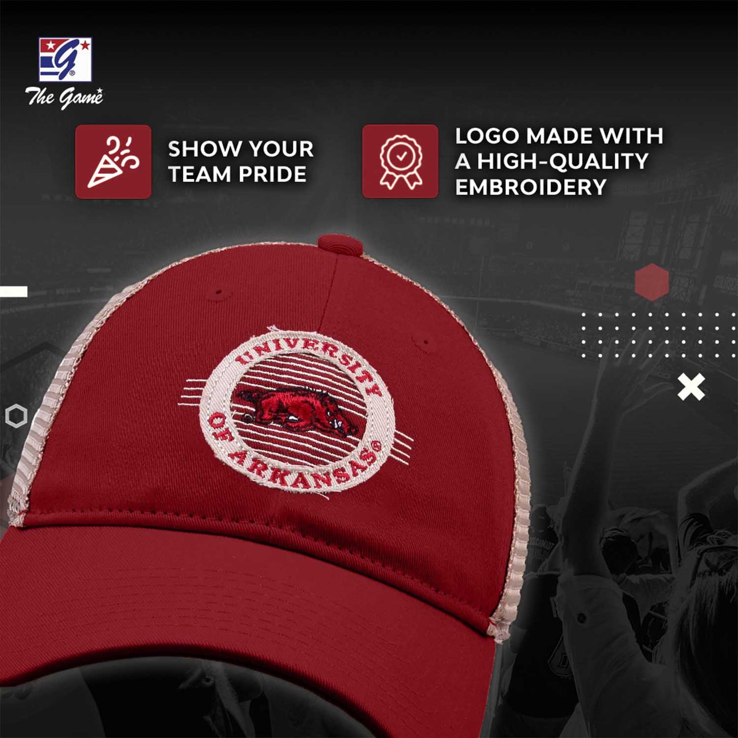 Arkansas Razorbacks NCAA Snapback - Cardinal