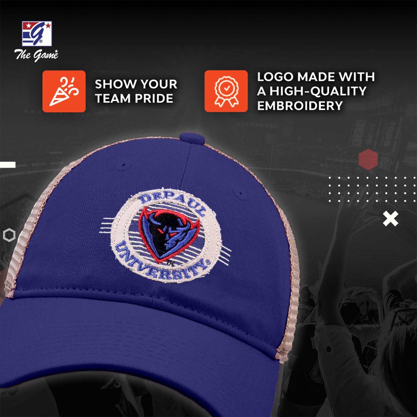 DePaul Blue Demons NCAA Snapback - Navy